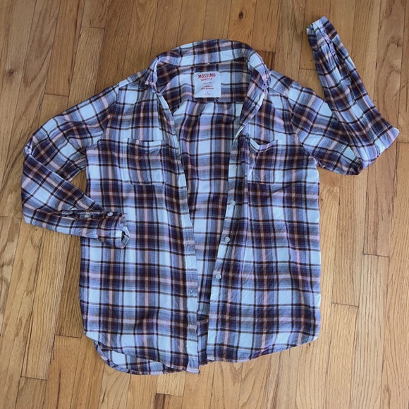 Mossimo Supply Co Boyfriend Fit Flannel small - Picture 1 of 8